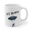 Alien Abduction Pizza Mug