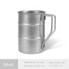 Outdoor stainless steel mug large capacity beer mug retro tea cup old wide mouth mug camping mug self-drive